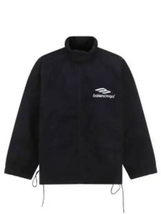 Logo Zip-Up Jacket Black - BALENCIAGA - BALAAN 2