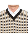 Check Pattern Vest Beige - BURBERRY - BALAAN 9