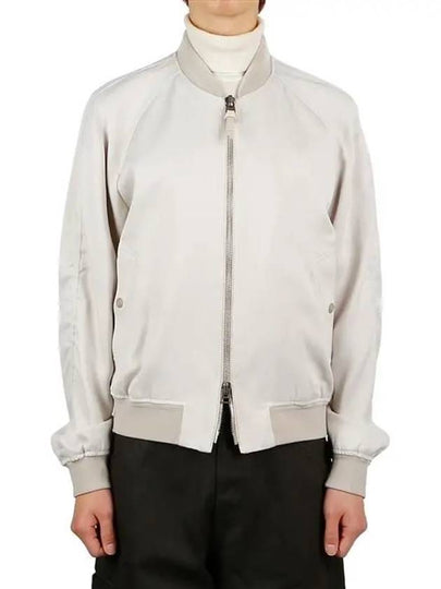 Cady Zip-Up Bomber Jacket White - TOM FORD - BALAAN 2