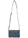 Cassette Intrecciato Small Cross Bag Dark Grey - BOTTEGA VENETA - BALAAN 4