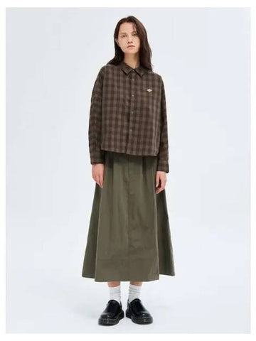 Women s 2uck skirt khaki domestic product GM0024090381192 - DANTON - BALAAN 1