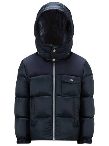 Kids Boys Padded Jacket Night Blue EDUARD 1A00078 5967G 776 12A 14A - MONCLER - BALAAN 1