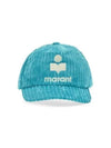 Tyron Corduroy Ball Cap Sky Blue - ISABEL MARANT - BALAAN 2