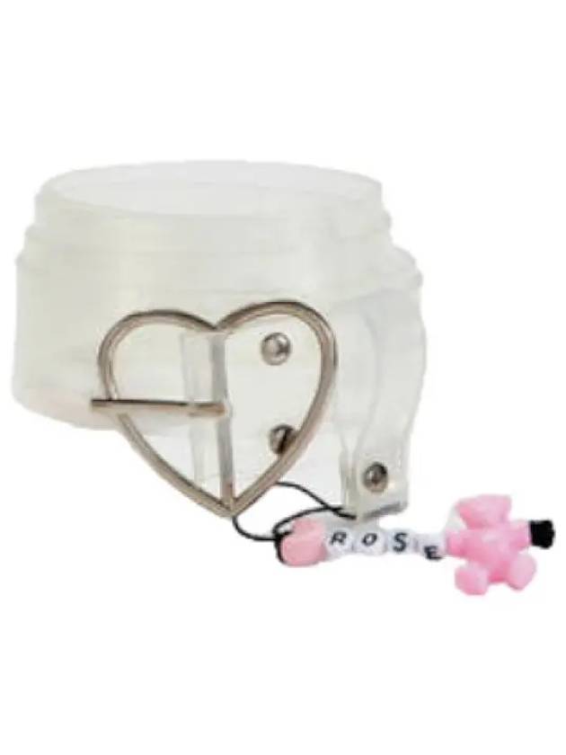 charm belt transparent - MARTINE ROSE - BALAAN 1