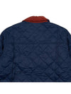 Kenning Quilting  Logo Patch Jacket Navy - BARBOUR - BALAAN 10