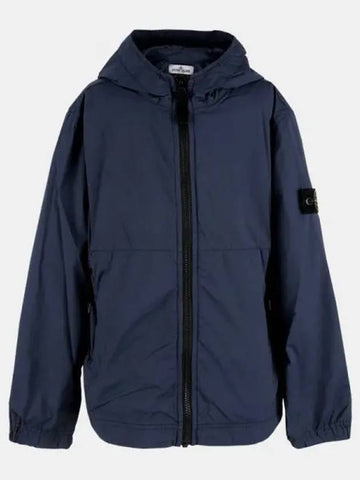 Stone Kids Waffen Patch Nylon Hooded Jacket 761640532 V0028 10A12A 1064015 - STONE ISLAND - BALAAN 1