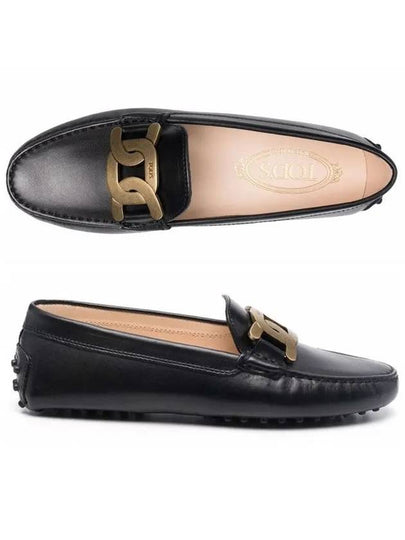 Women's Kate Gommino Leather Driving Shoes Black - TOD'S - BALAAN 2