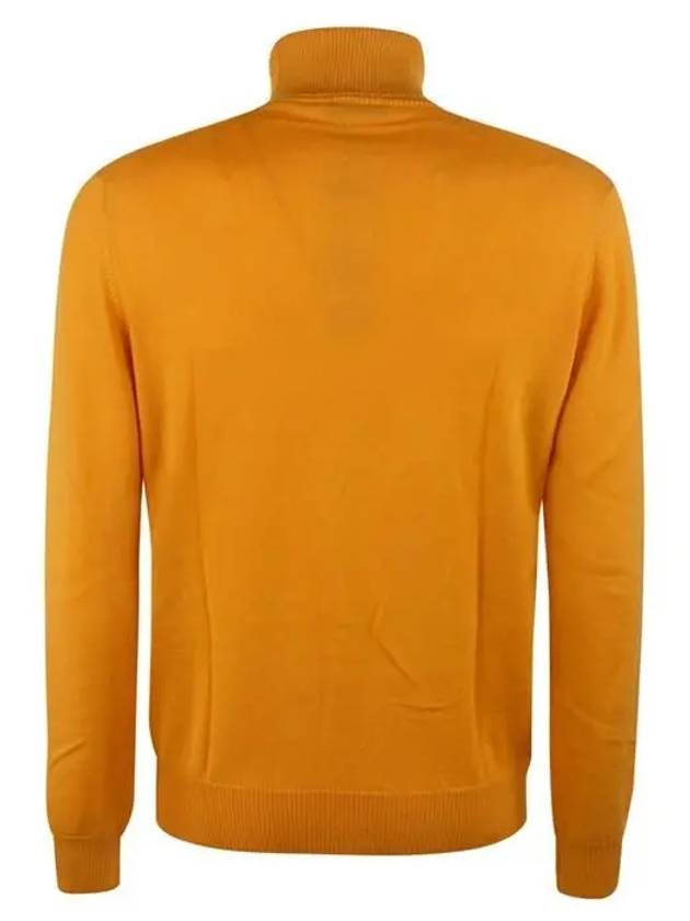 Virgin Wool Turtleneck Sweater Orange - FAY - BALAAN 2