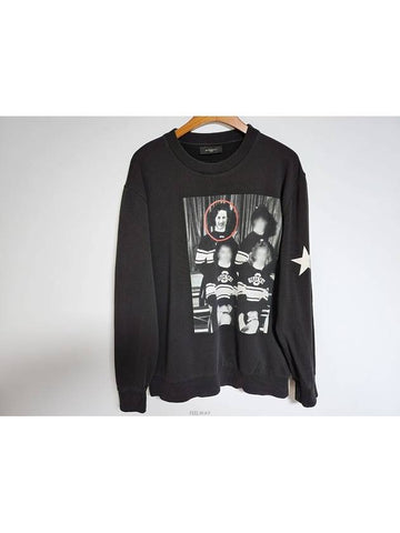 XS Black Psychic Sweatshirt 7374 653 - GIVENCHY - BALAAN 1