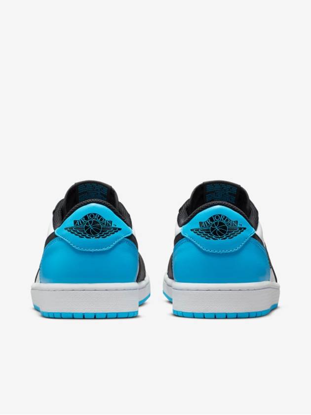 W Nike Jordan 1 Retro Low OG Black and Dark Powder Blue CZ0775104 - JORDAN - BALAAN 6
