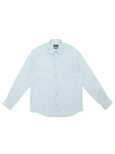 Clement Long Sleeve Shirt Pale Blue - A.P.C. - BALAAN 2