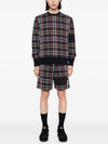 Logo Label Check Cotton Sweatshirt - THOM BROWNE - BALAAN 4