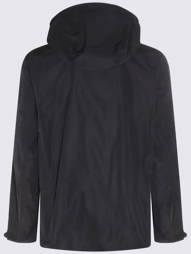 Men's Logo Applique Lightweight Windbreaker Black - BURBERRY - BALAAN 4