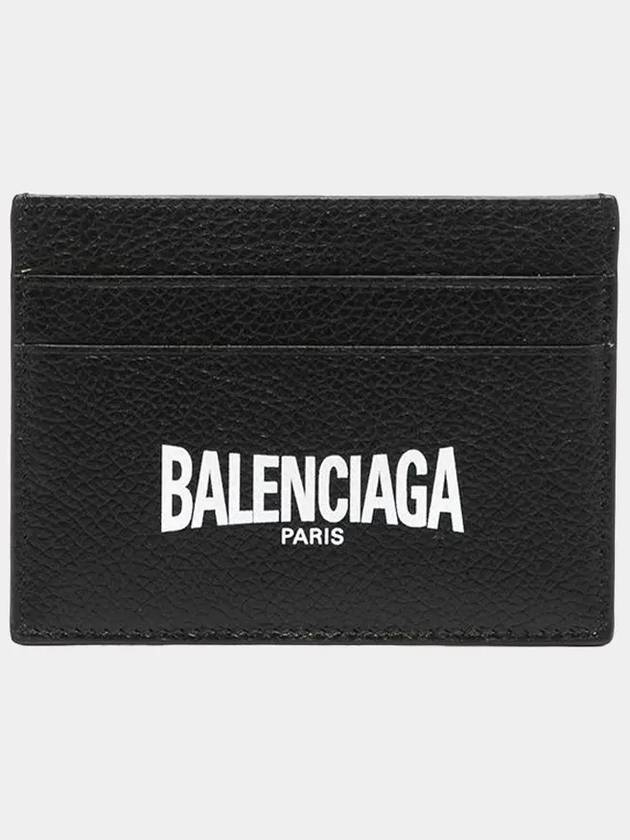 Logo Print Card Wallet Black - BALENCIAGA - BALAAN 5