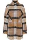 Aponi Check Wool Jacket Beige - IRO - BALAAN 2