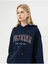 OG LOGO VINTAGE HOOD TEE NAVY - POLYGRAM - BALAAN 3