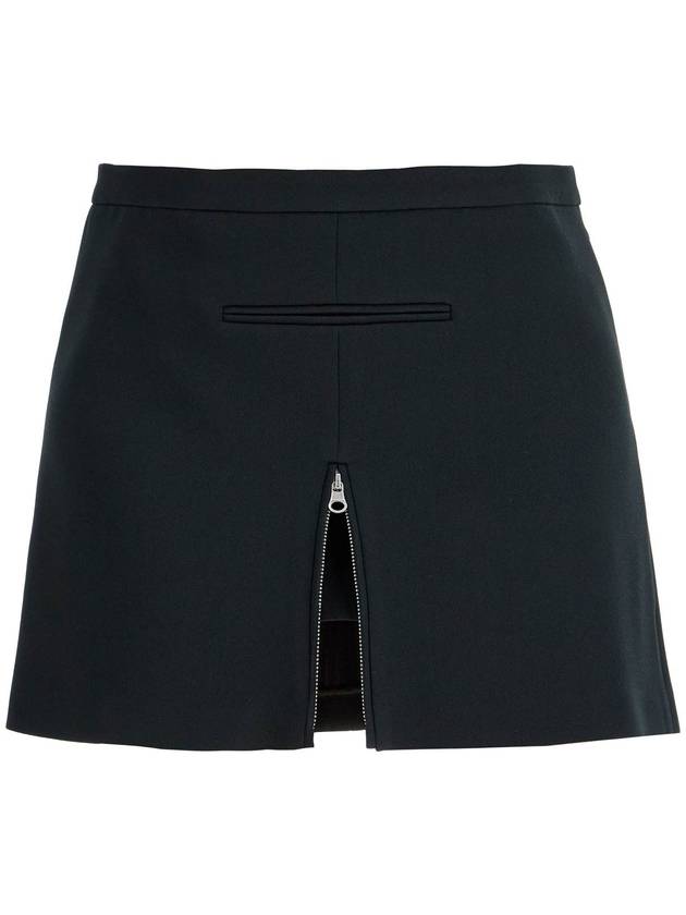 twill mini skirt with zipper - COURREGES - BALAAN 1