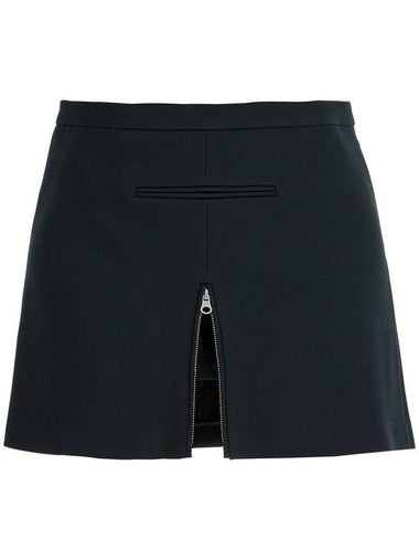 twill mini skirt with zipper - COURREGES - BALAAN 1