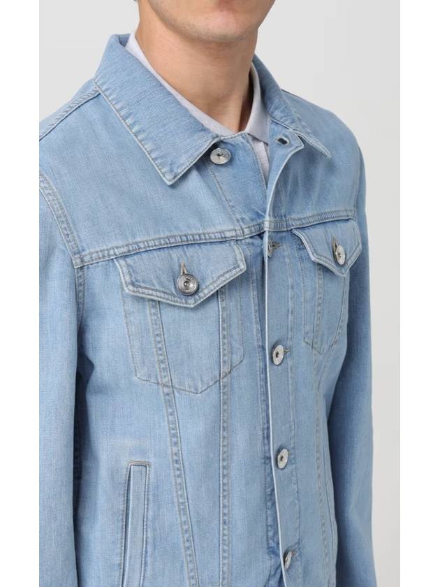 Classic Collar Denim Jacket Blue - BRUNELLO CUCINELLI - BALAAN 3