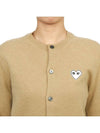 Comme des Gar ons White Wappen Cardigan AX N065 051 2 Unisex - COMME DES GARCONS PLAY - BALAAN 7