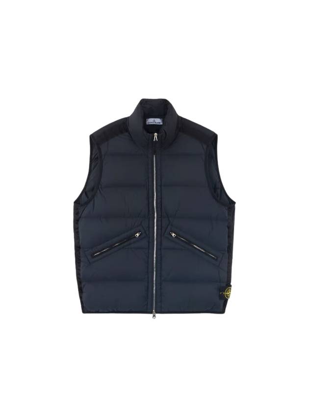 Seamless Tunnel Nylon Down Vest Navy - STONE ISLAND - BALAAN 2