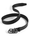 Buckle Logo Leather Belt Black - BALENCIAGA - BALAAN 2