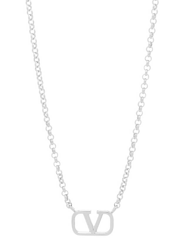 V Logo Signature Necklace J0N96MET 172 - VALENTINO - BALAAN 1