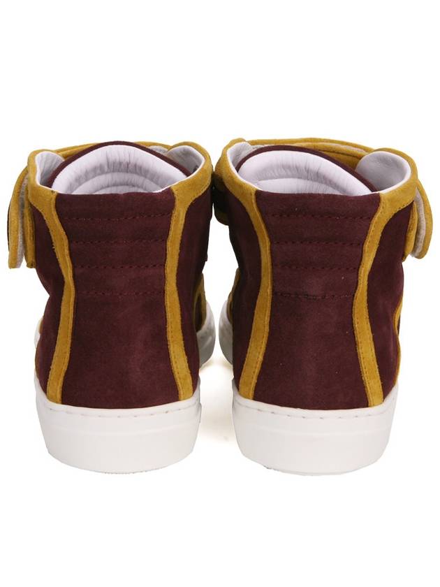 Men's High Top Sneakers 101 TRIM WINE YELLOW - PIERRE HARDY - BALAAN 4