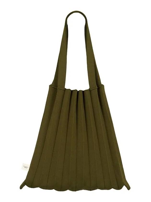 Shoulder bag jacquard khaki - PLEATSMAMA - BALAAN 5