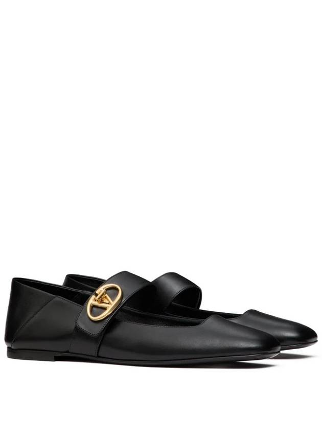 Valentino Garavani Flat shoes Black - VALENTINO - BALAAN 2