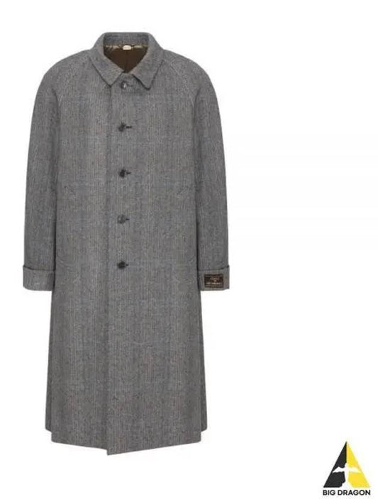 Houndstooth Check Single Coat Grey - GUCCI - BALAAN 2