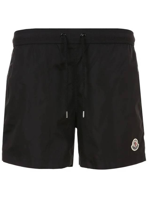 Logo Patch Swim Shorts Black - MONCLER - BALAAN 2