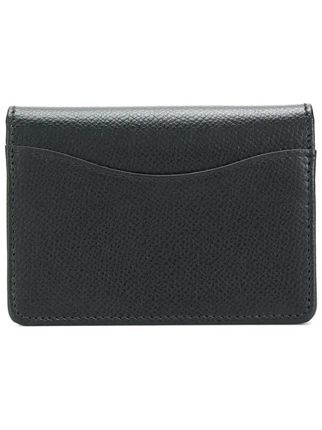 Gancini Calfskin Card Wallet Black - SALVATORE FERRAGAMO - BALAAN 4