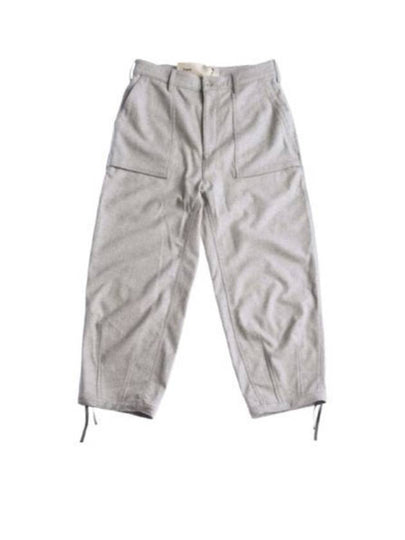 Parachute Wool Straight Pants Grey - TEN C - BALAAN 2