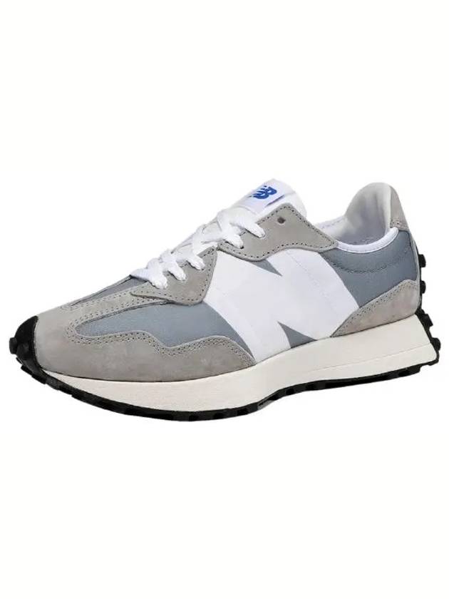 Men's 327 Low Top Sneakers Grey - NEW BALANCE - BALAAN 9