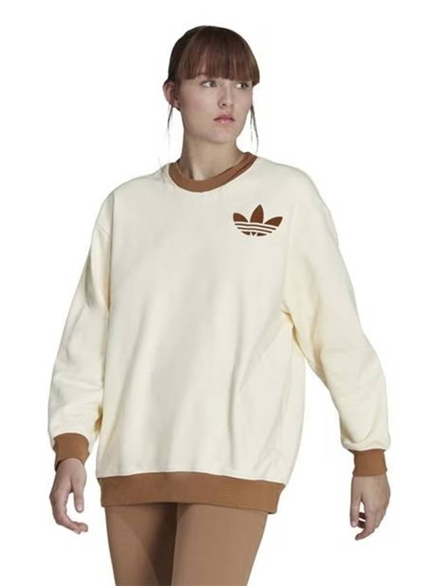 Adicolor 70s Sweatshirt Ivory - ADIDAS - BALAAN 2