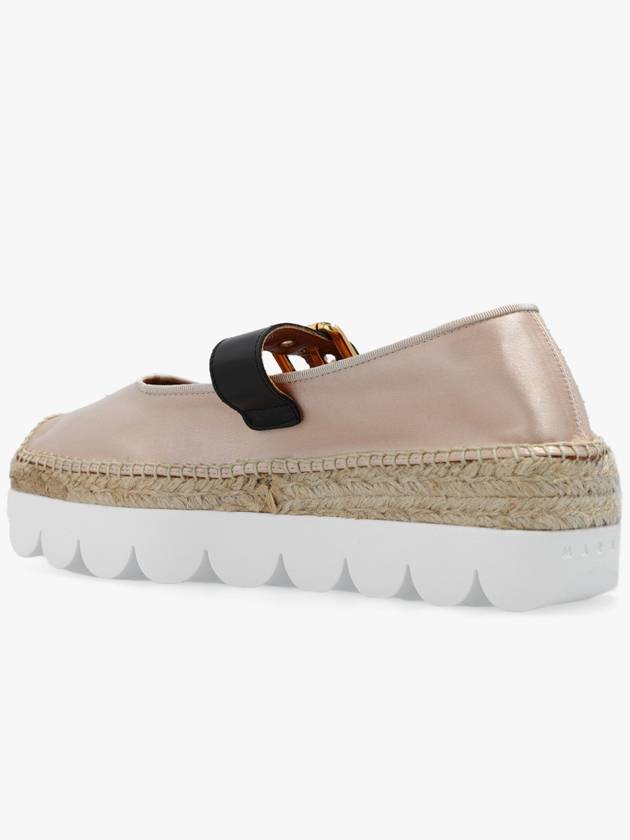 Women's Satin Petal Espadrilles Pink - MARNI - BALAAN 6