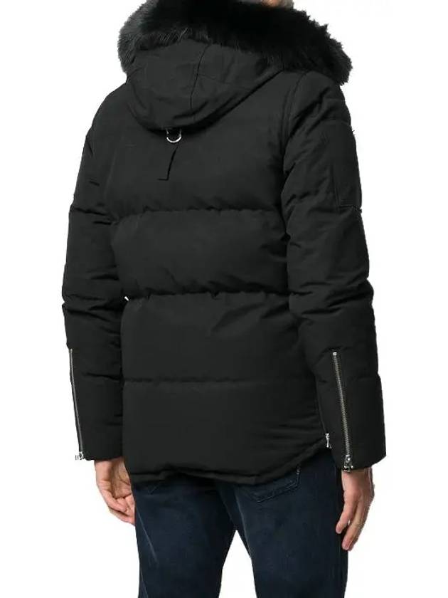 Threequarter Down Jacket Black Fox Fur Black - MOOSE KNUCKLES - BALAAN 6