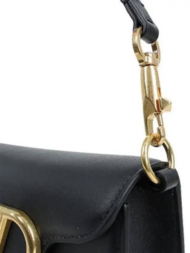 V Logo Small Shoulder Bag Black - VALENTINO - BALAAN 9