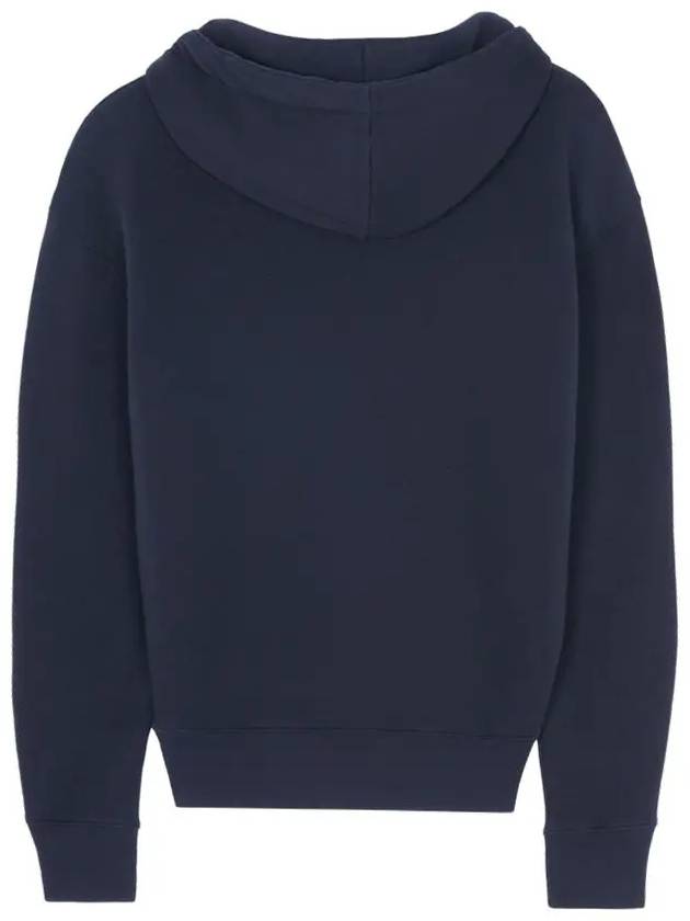 Chillax Fox Patch Classic Hoodie Navy - MAISON KITSUNE - BALAAN 4