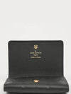 Louis Vuitton Business Card Holder Monogram Embossed Leather Black M58456 - HERMES - BALAAN 3