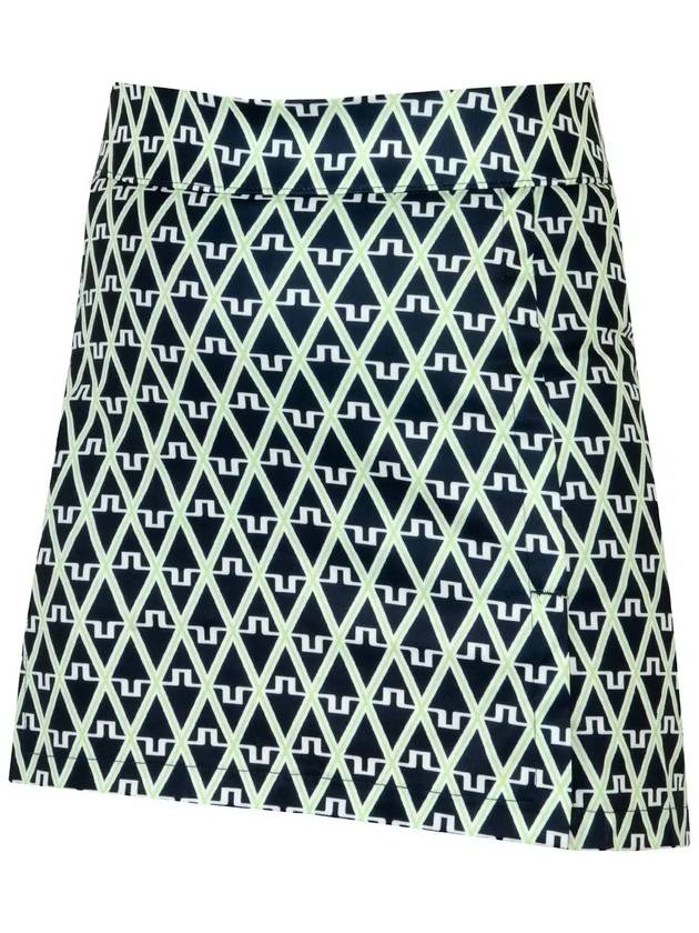 Women s Amelie Print Golf Skirt Geo Navy GWSD09352 O500 - J.LINDEBERG - BALAAN 3