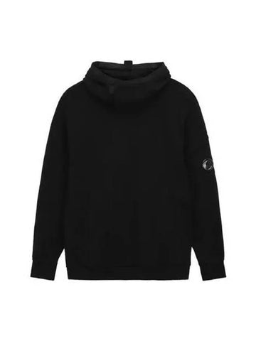 CP Company Diagonal Raise Fleece Hoodie Black 13CMSS054A 005086W - CP COMPANY - BALAAN 1