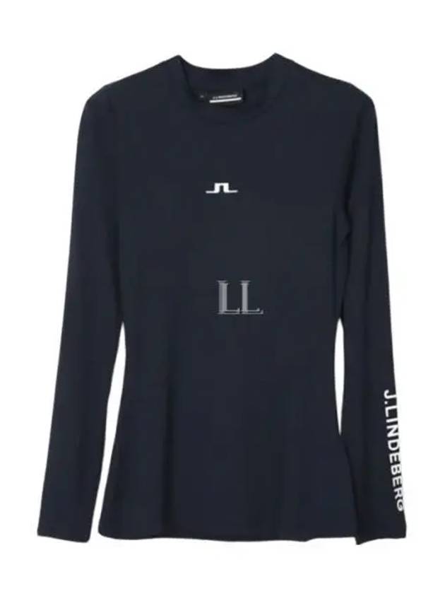 Women's Tekla Crew Neck Long Sleeve T-Shirt Black - J.LINDEBERG - BALAAN 2