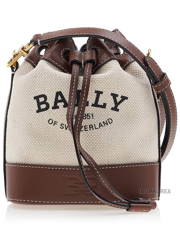 Women s Cleo Canvas Bucket Bag CLEOH XS ST I1350 - BALLY - BALAAN 1