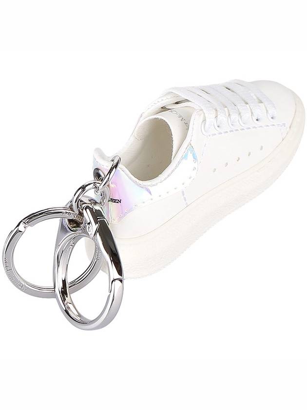 Oversized Sneakers Key Holder White - ALEXANDER MCQUEEN - BALAAN 7