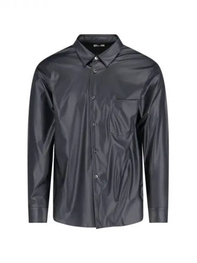 COMME des GARCONS HOMME PLUS Fake leather button up shirt 271695 - COMME DES GARCONS - BALAAN 1