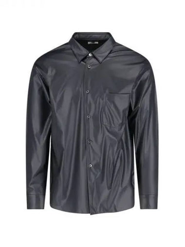 COMME des GARCONS HOMME PLUS Fake leather button up shirt 271695 - COMME DES GARCONS - BALAAN 1