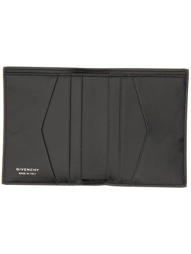 6CC Embossed Logo Card Wallet Black - GIVENCHY - BALAAN 4