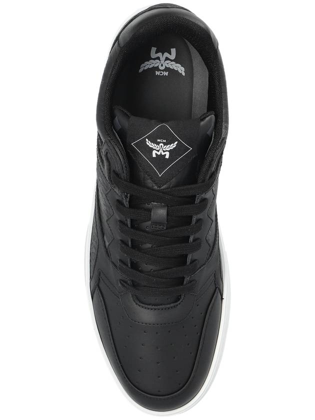 MCM Monogram Sneakers, Men's, Black - MCM - BALAAN 6